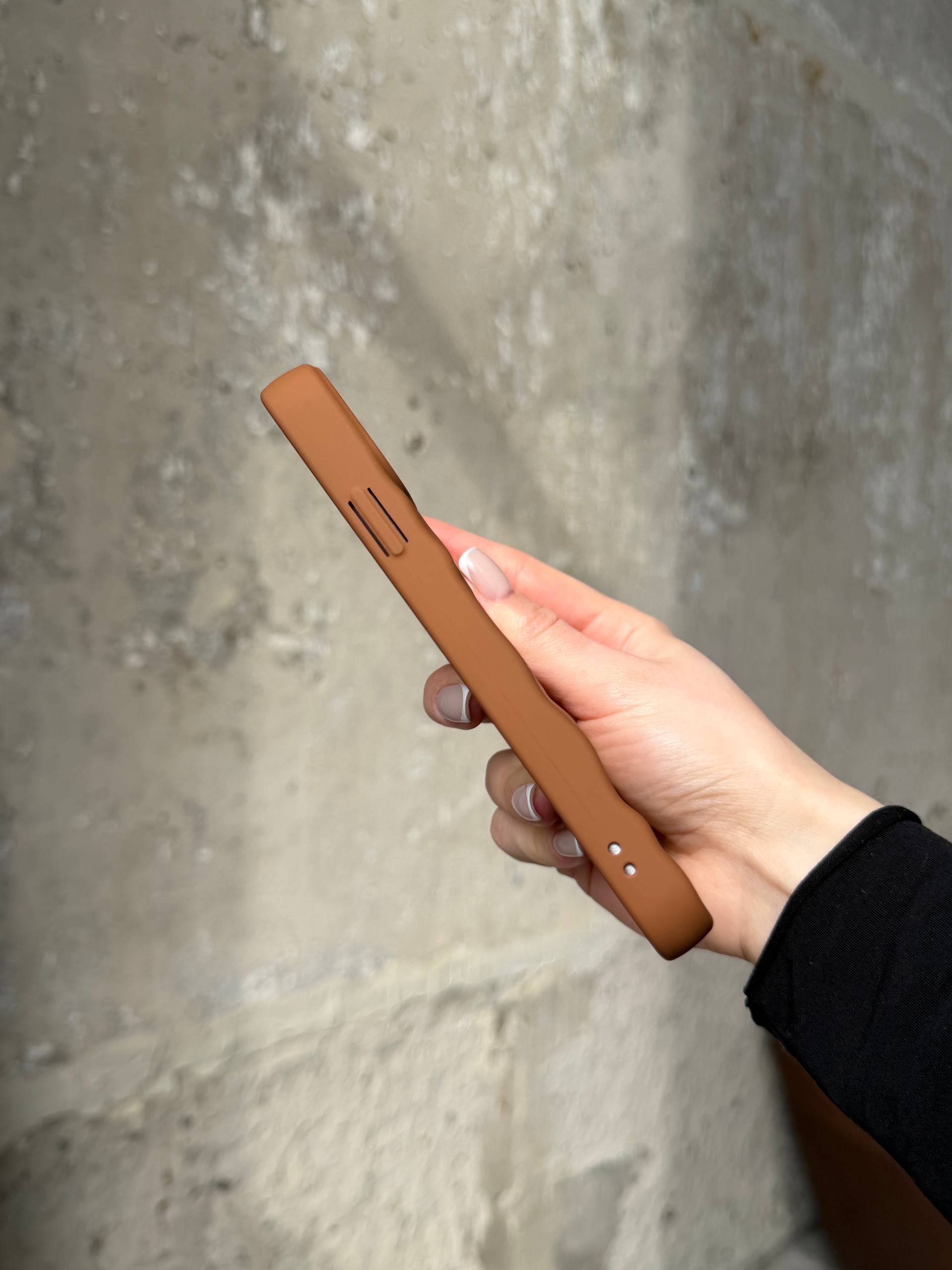 Чехол матовый волнистый Wave Case для iPhone 11 Brown (03)