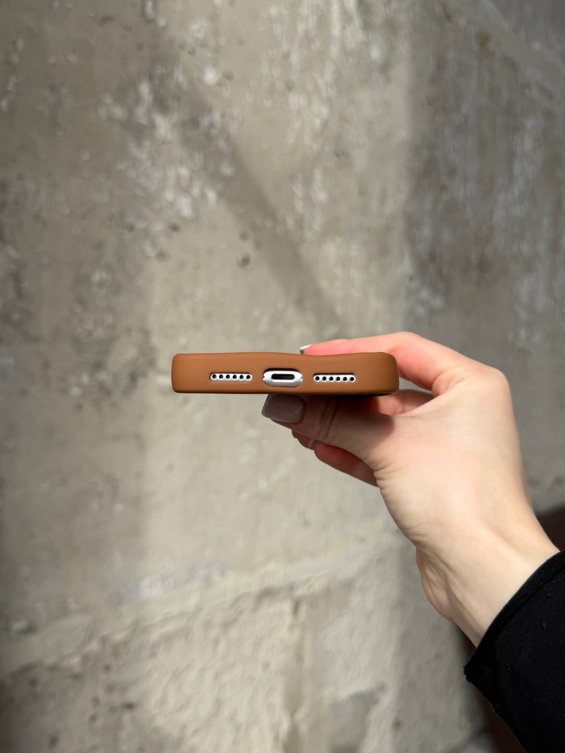 Чехол матовый волнистый Wave Case для iPhone 11 Brown (03)