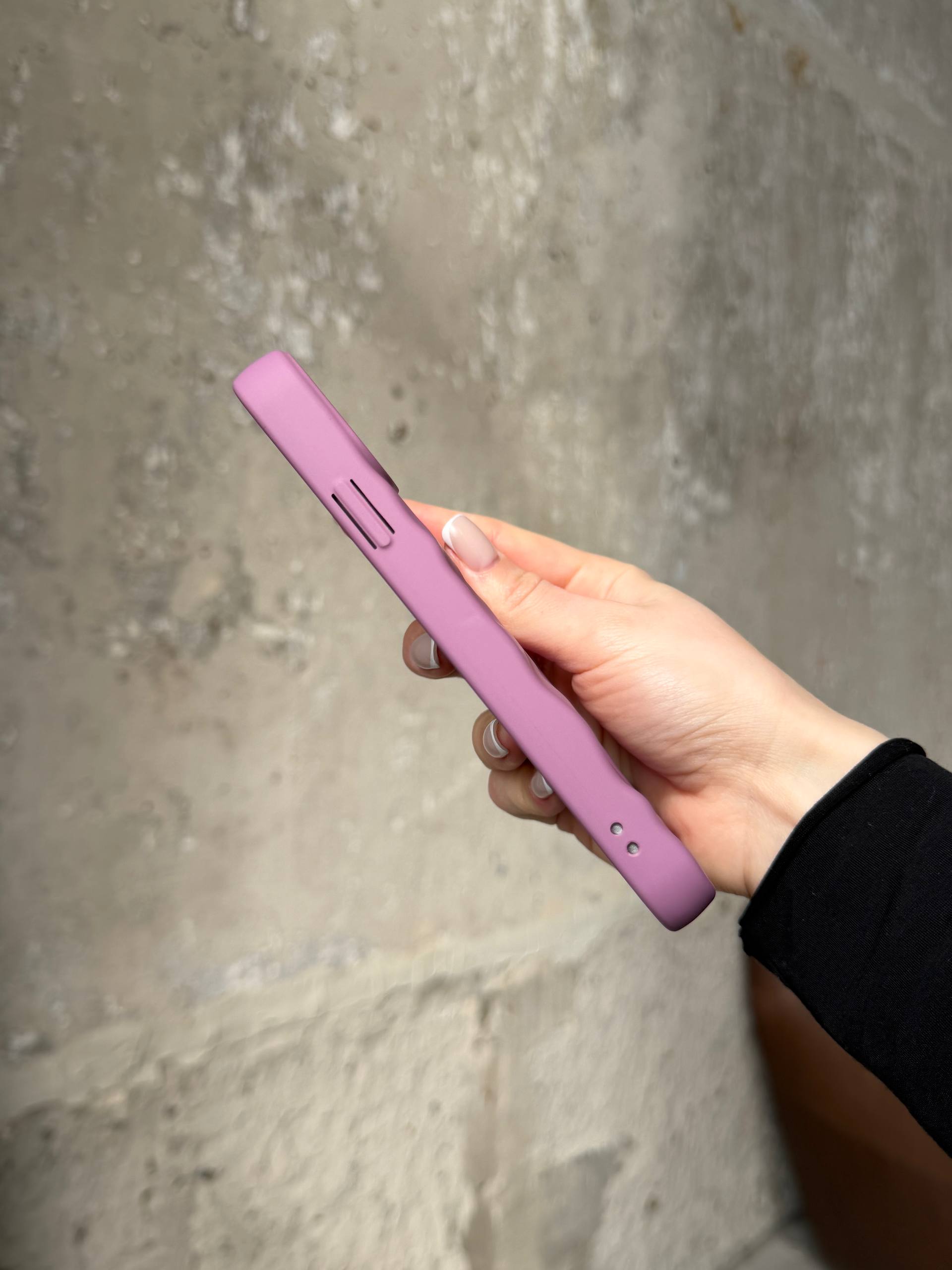 Чехол матовый волнистый Wave Case для iPhone 11 Mauve (08)