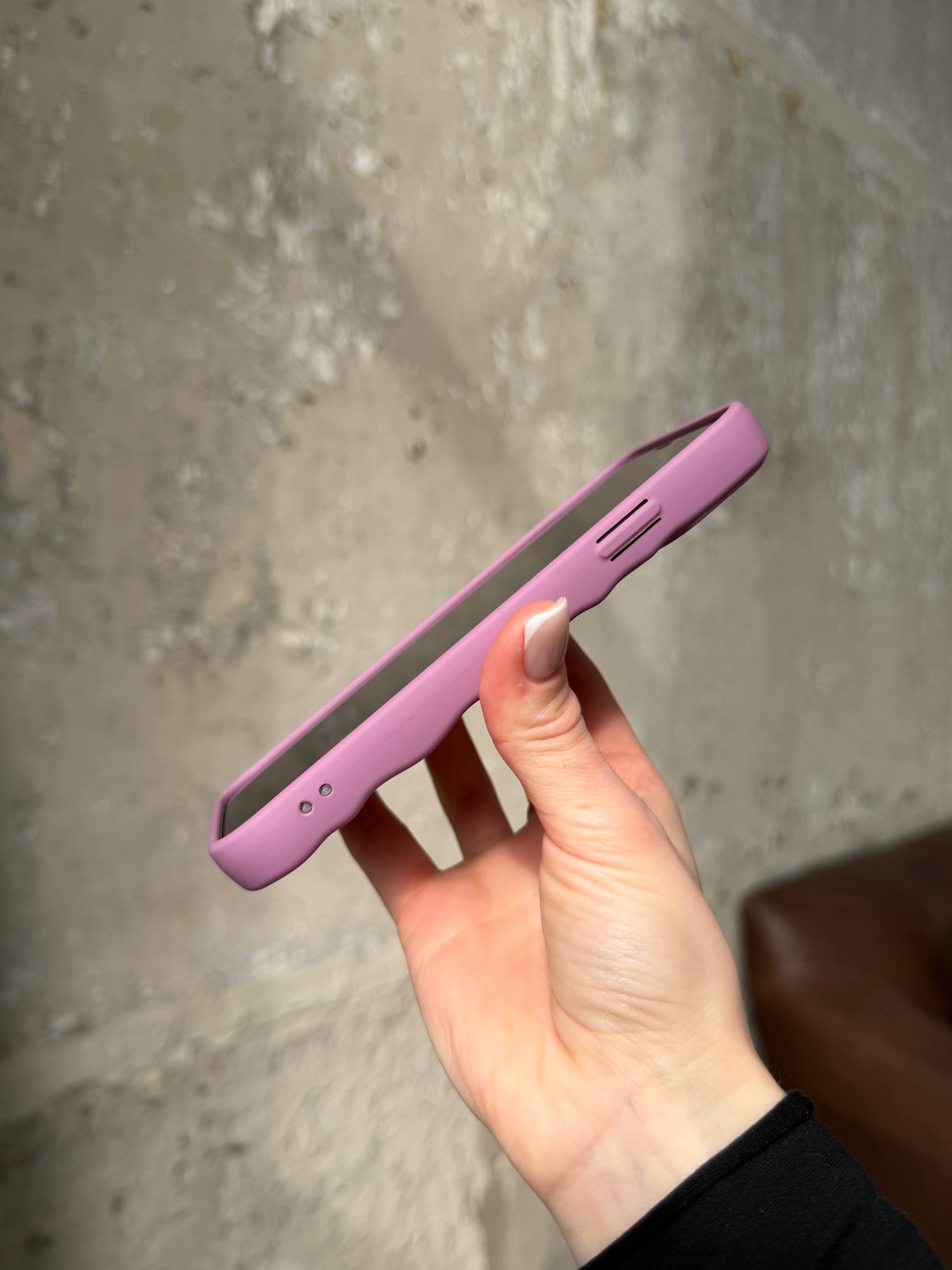 Чехол матовый волнистый Wave Case для iPhone 11 Mauve (08)