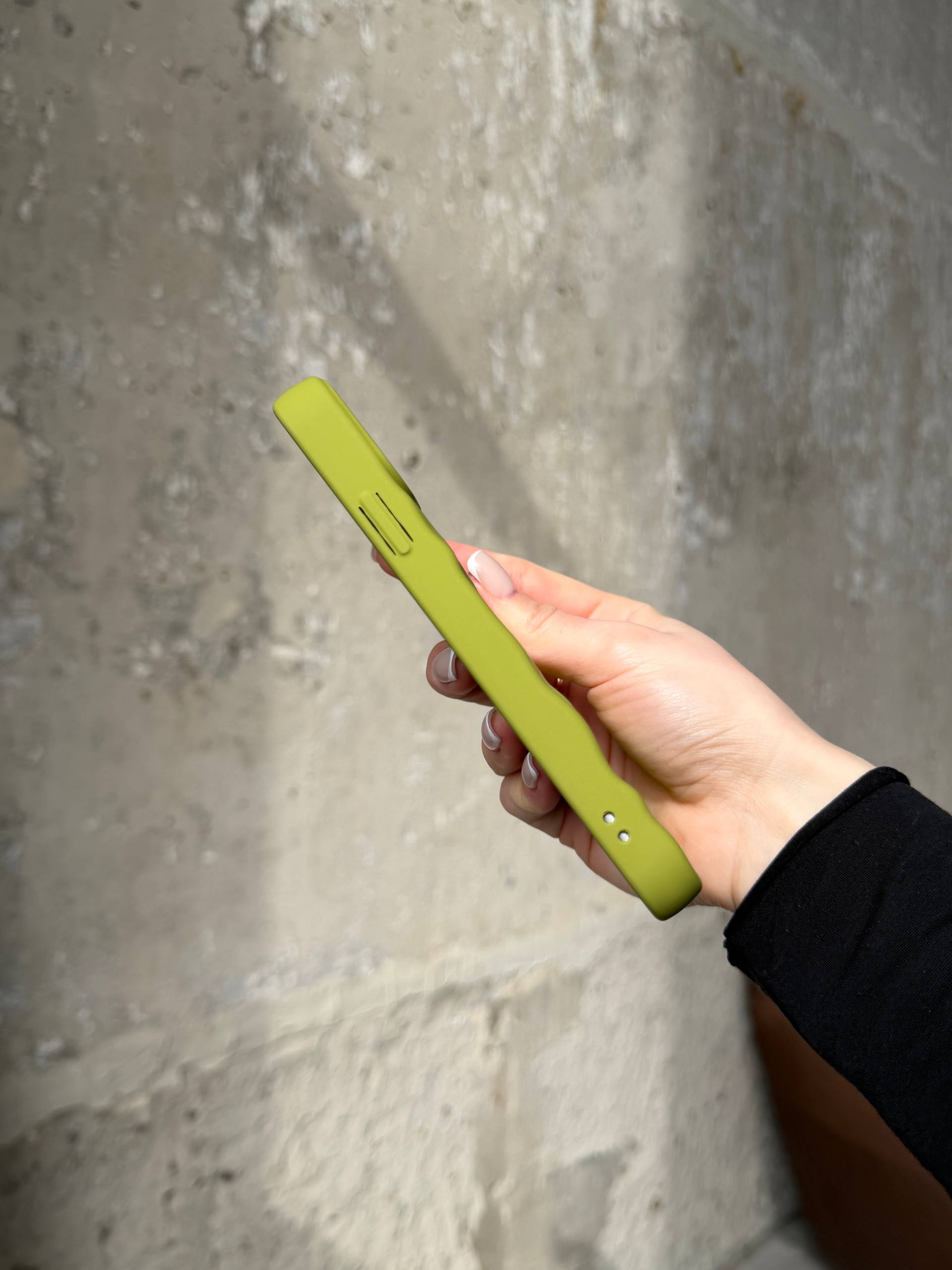 Чехол матовый волнистый Wave Case для iPhone 11 Green (09)