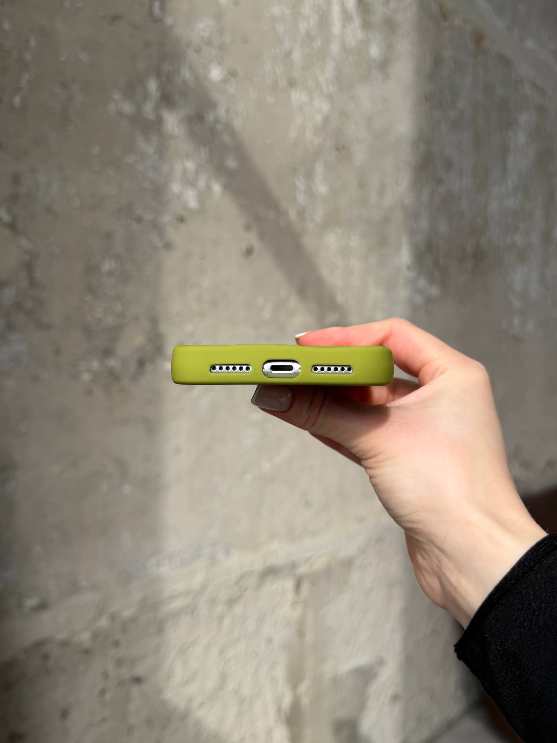 Чехол матовый волнистый Wave Case для iPhone 11 Green (09)