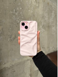Чохол матовий хвилястий Wave Case на iPhone 13 Chalk Pink (04)