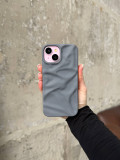 Чохол матовий хвилястий Wave Case на iPhone 13 Grey (02)