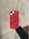Чохол матовий хвилястий Wave Case на iPhone 13 Wine Red (10)