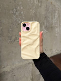 Чохол матовий хвилястий Wave Case на iPhone 14+ Beige (01)