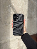 Чохол матовий хвилястий Wave Case на iPhone 16 Black (07)