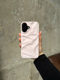 Чохол матовий хвилястий Wave Case на iPhone 16 Chalk Pink (04)