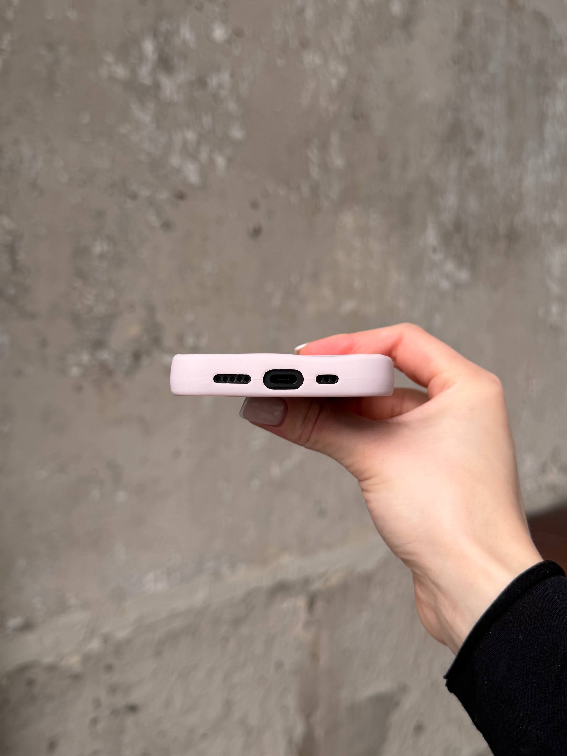 Чохол матовий хвилястий Wave Case на iPhone 17 Chalk Pink (04)