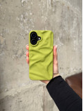 Чохол матовий хвилястий Wave Case на iPhone 16 Green (09)