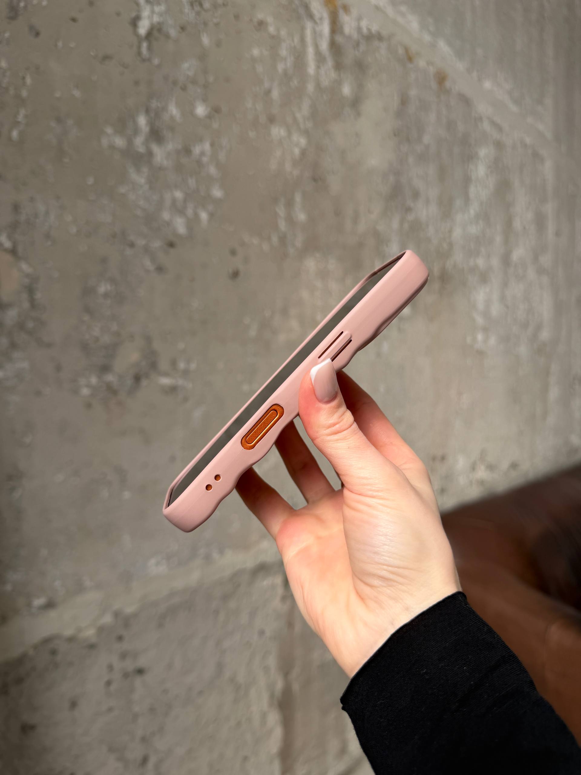 Чехол матовый волнистый Wave Case на iPhone 17 Pro Max Powder (06)