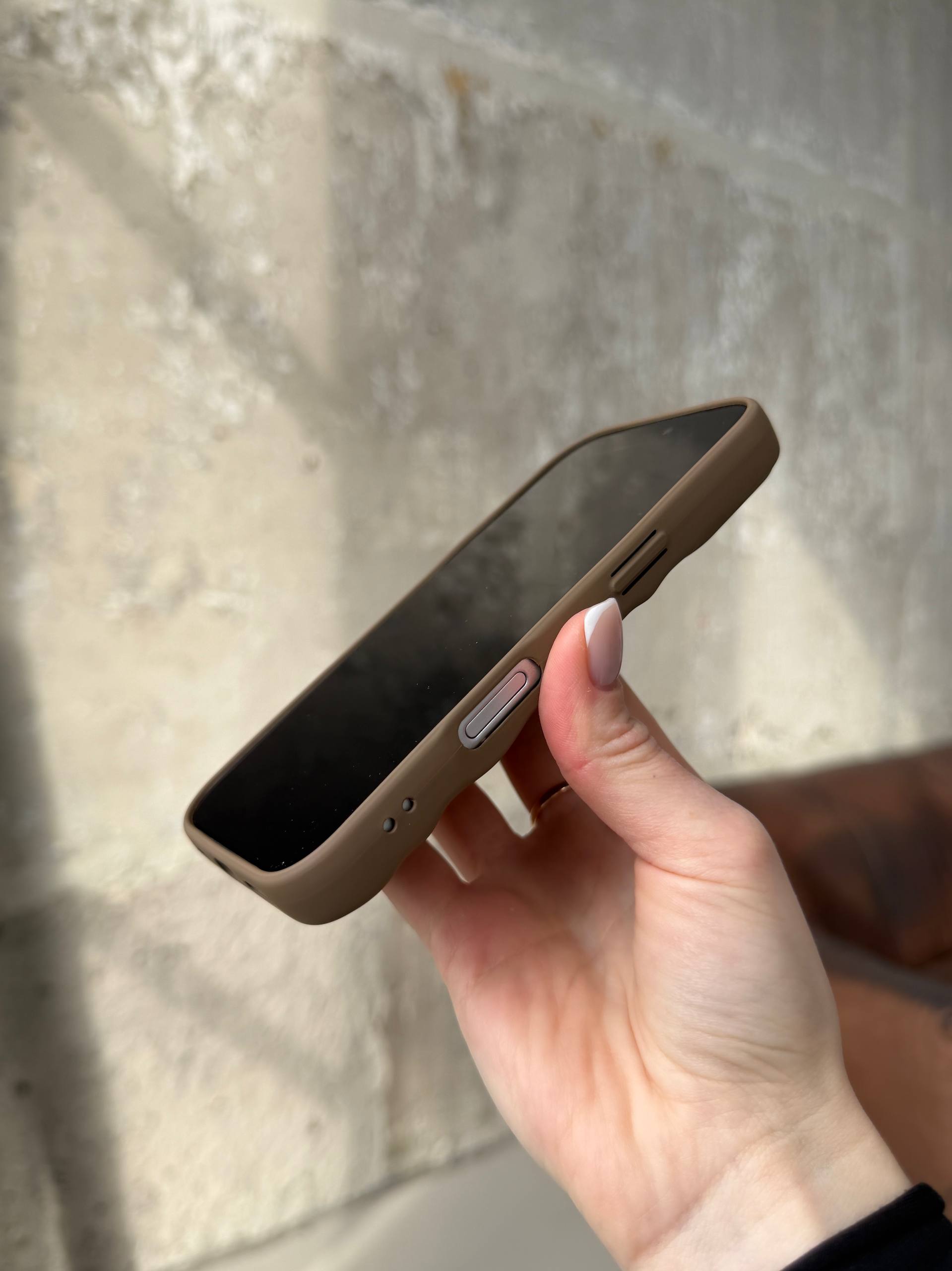 Чохол матовий хвилястий Wave Case на iPhone 17 Pro Max Milk Chocolate (05)