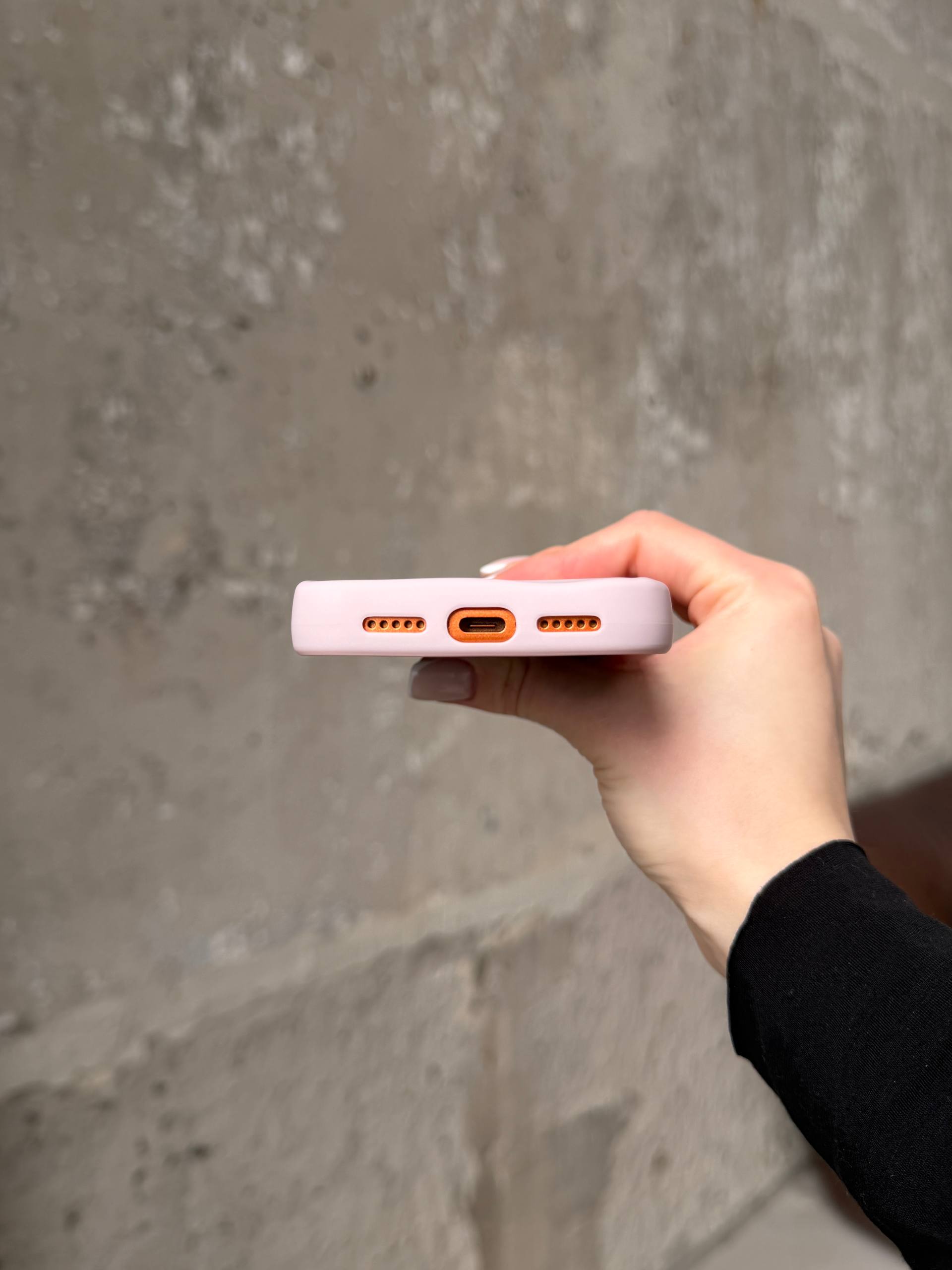 Чохол матовий хвилястий Wave Case на iPhone 17 Pro Max Chalk Pink (04)