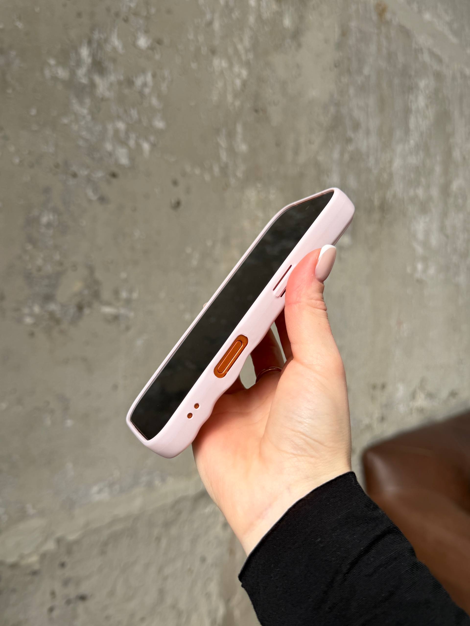 Чохол матовий хвилястий Wave Case на iPhone 17 Pro Max Chalk Pink (04)