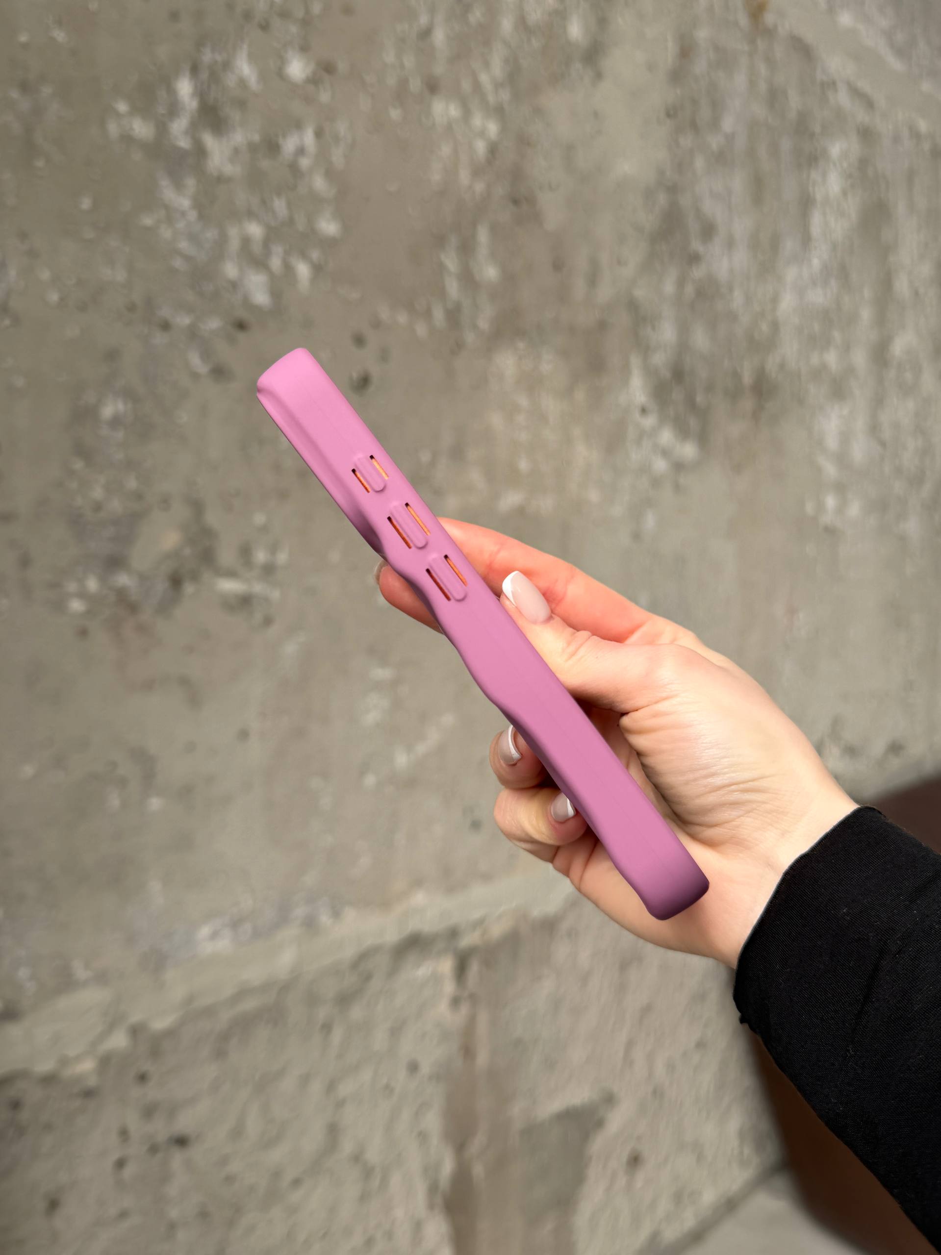 Чохол матовий хвилястий Wave Case на iPhone 17 Pro Max Mauve (08)