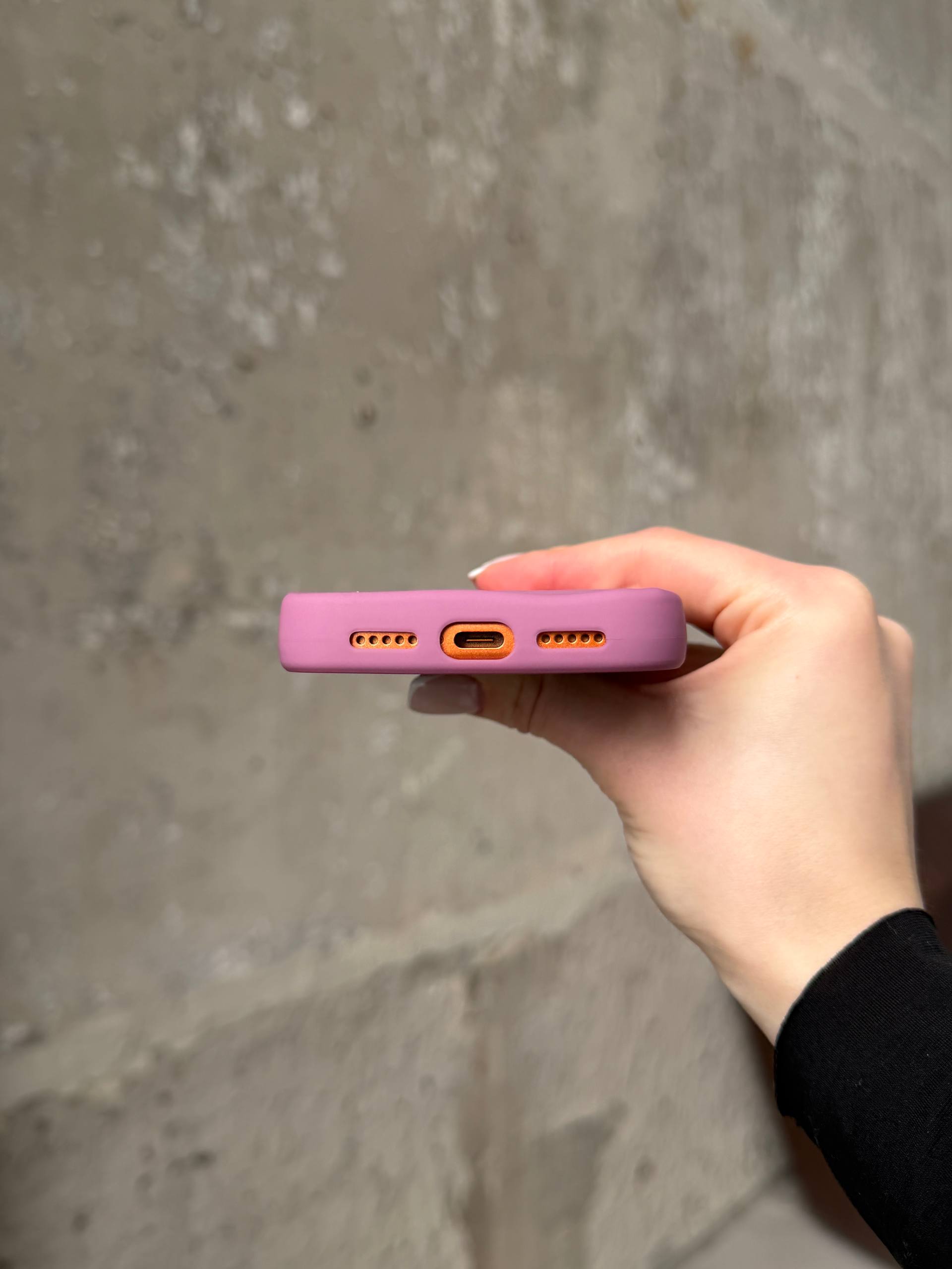 Чохол матовий хвилястий Wave Case на iPhone 17 Pro Max Mauve (08)