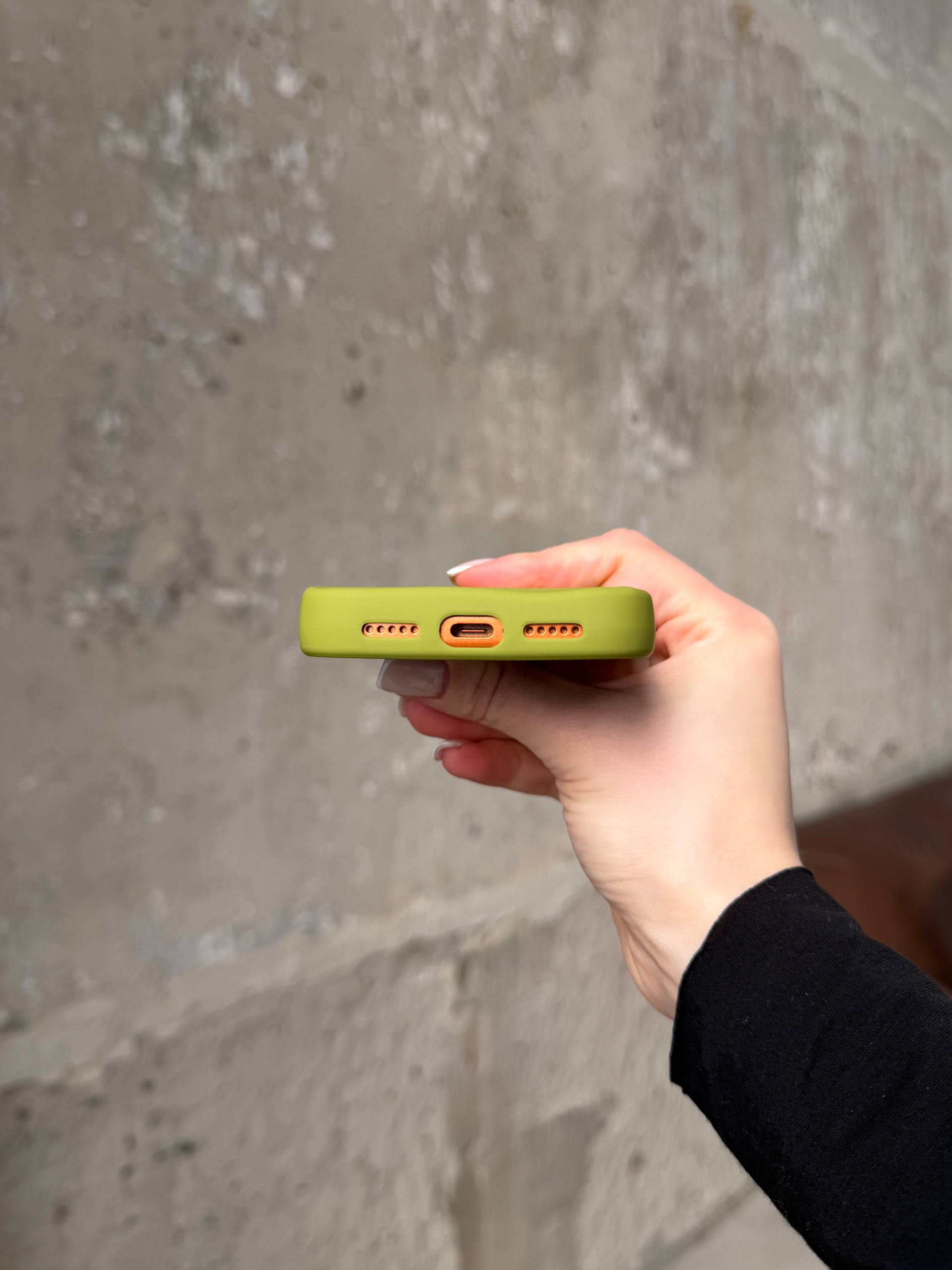 Чохол матовий хвилястий Wave Case на iPhone 17 Pro Max Green (09)