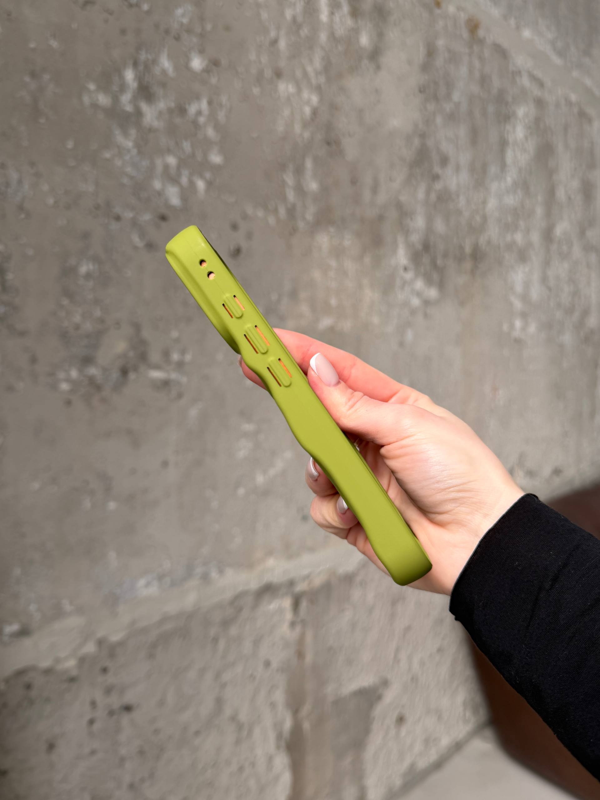 Чохол матовий хвилястий Wave Case на iPhone 17 Pro Max Green (09)