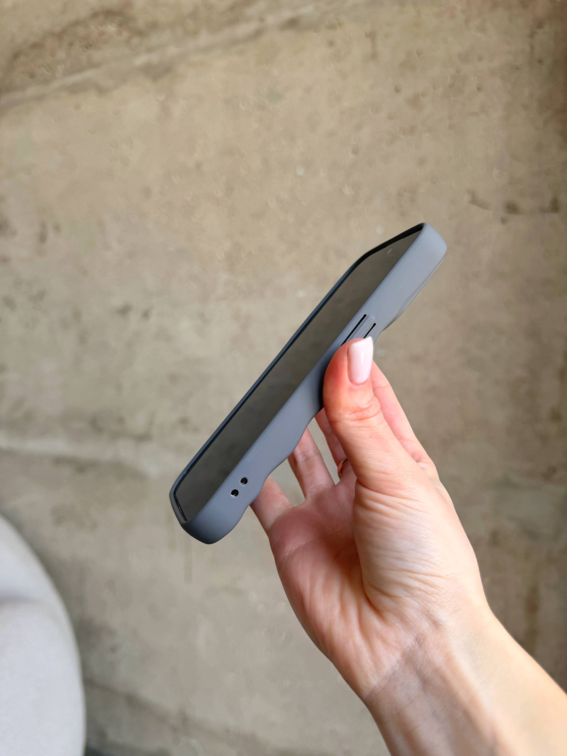 Чехол матовый волнистый Wave Case для iPhone 13 Pro Grey (02)