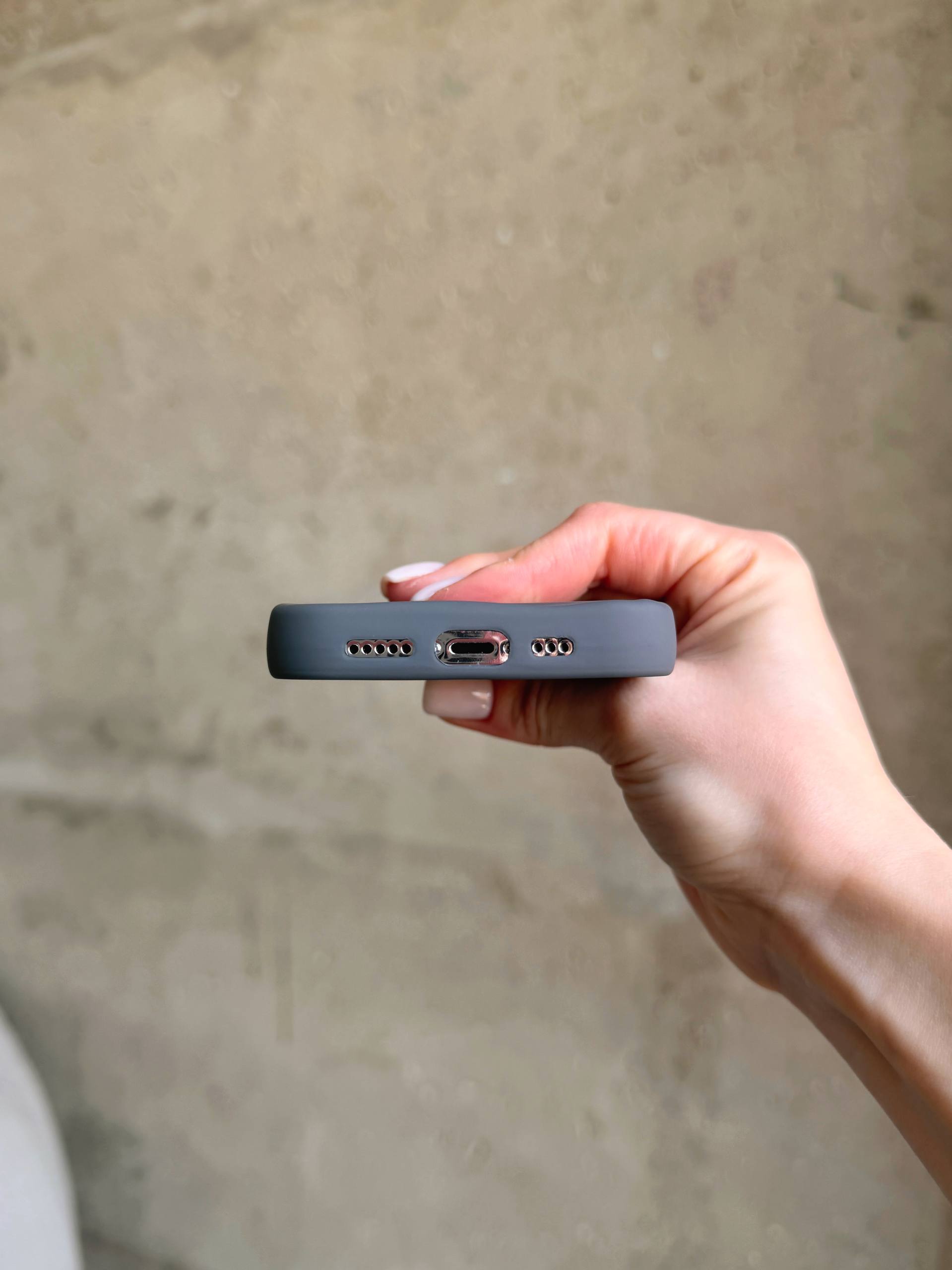 Чехол матовый волнистый Wave Case для iPhone 13 Pro Grey (02)