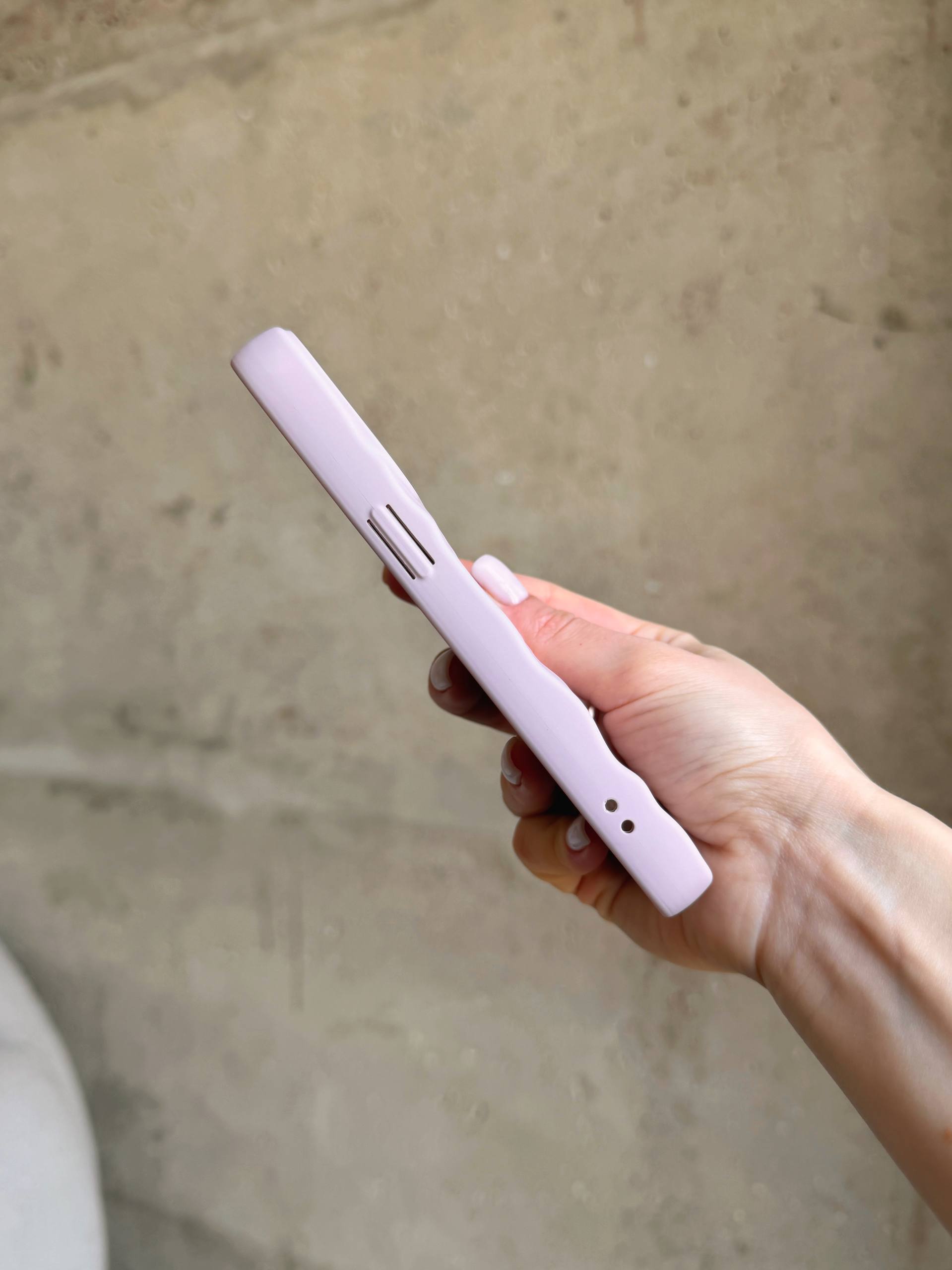 Чехол матовый волнистый Wave Case для iPhone 12 Pro Max Chalk Pink (04)