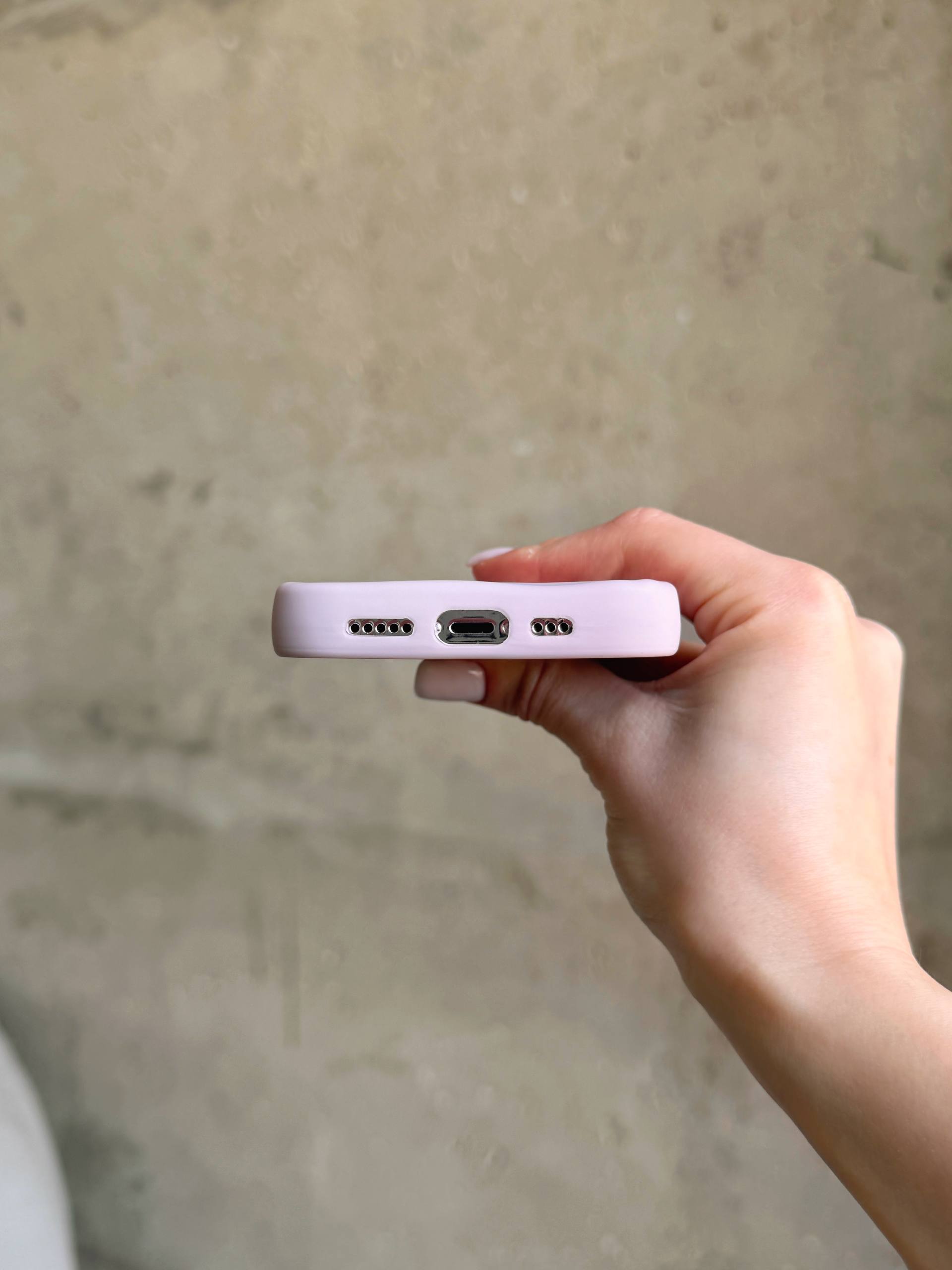 Чехол матовый волнистый Wave Case для iPhone 12 Pro Max Chalk Pink (04)
