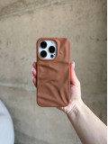 Чохол матовий хвилястий Wave Case на iPhone 14 Pro Max Brown (03)