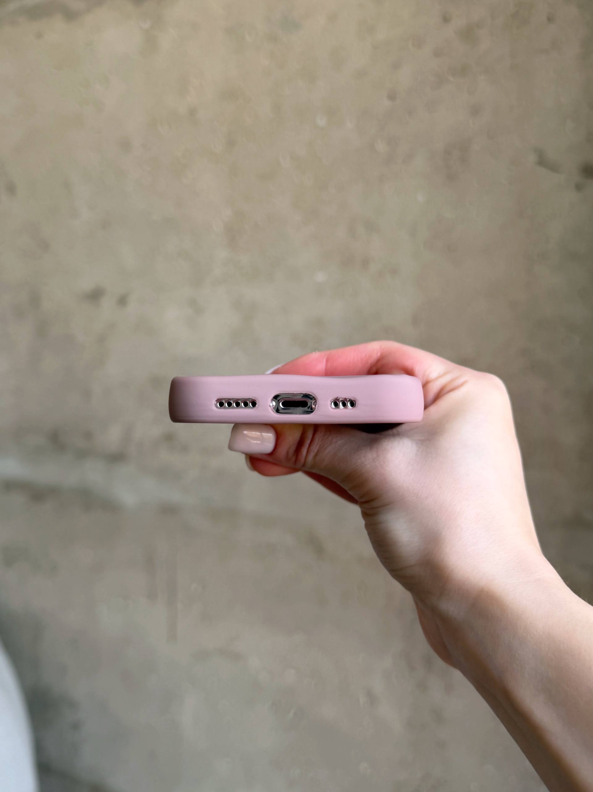 Чехол матовый волнистый Wave Case на iPhone 12 Pro Max Powder (06)