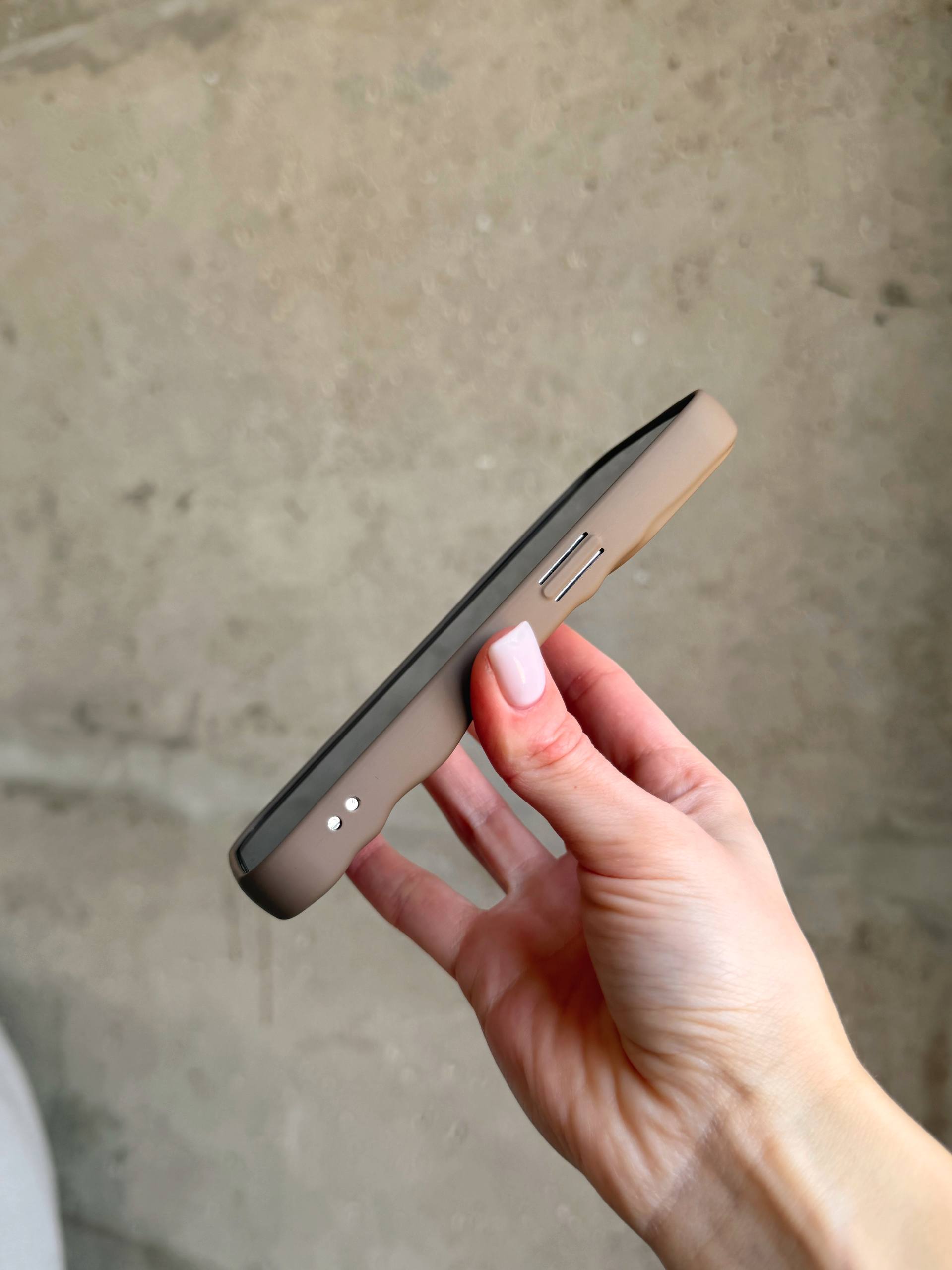Чехол матовый волнистый Wave Case для iPhone 12 Pro Max Milk Chocolate (05)