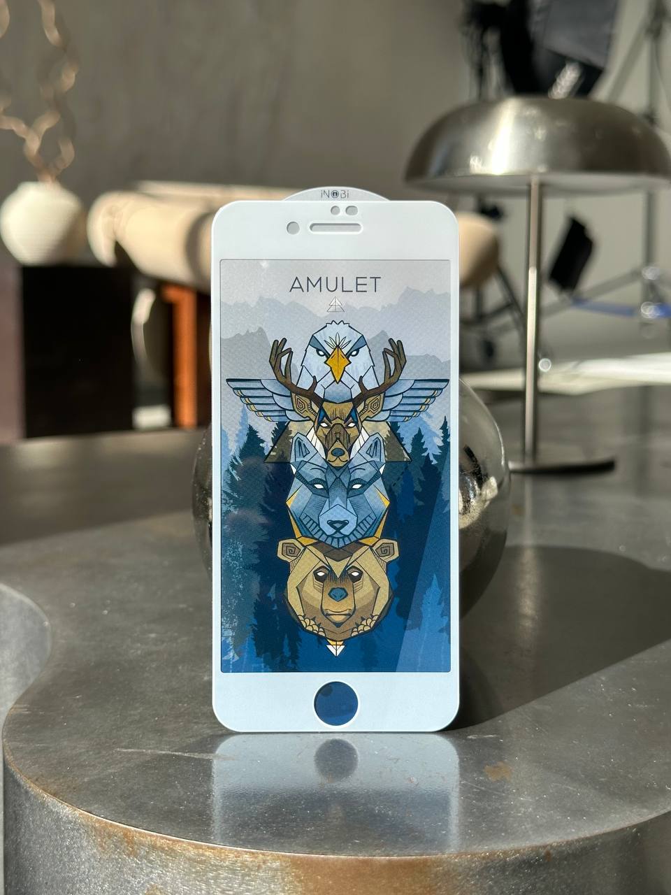 Защитное стекло Amulet на iPhone 7 / 8/SE White
