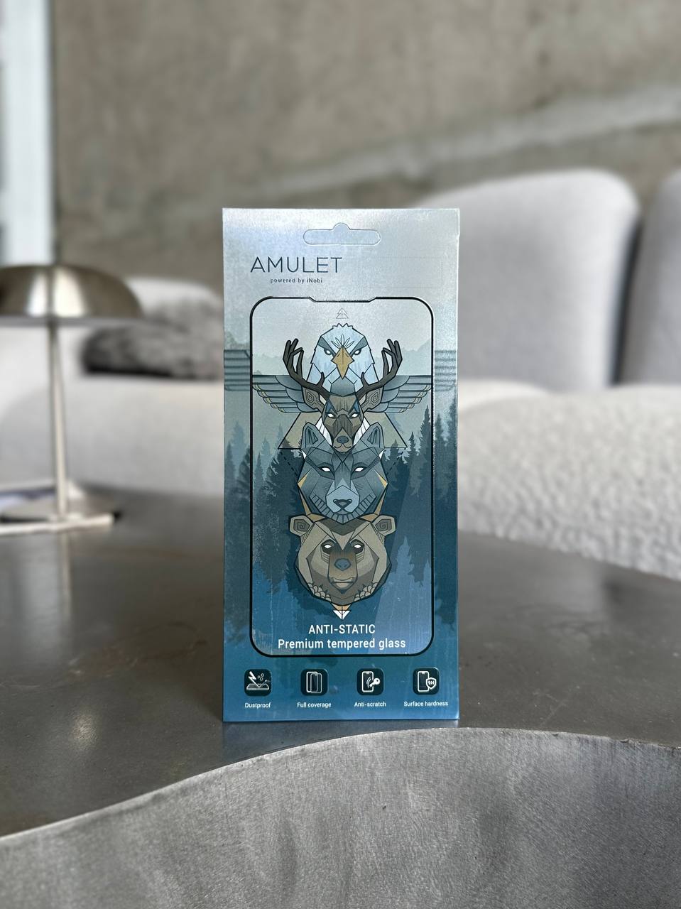 Захисне скло Amulet на iPhone 7+/8+ Black Захисне скло Amulet на iPhone 7+/8+ Black