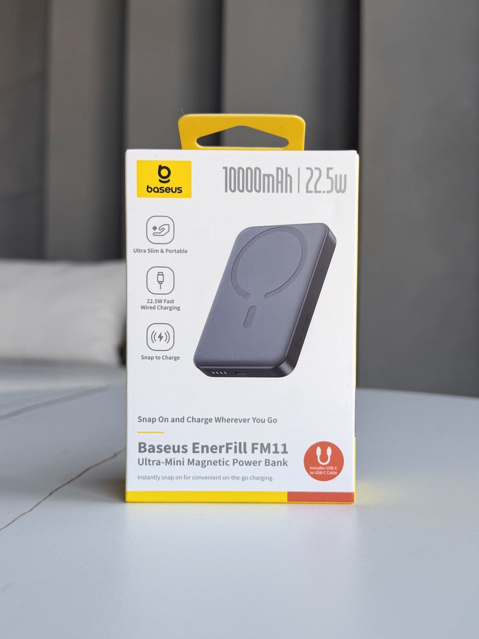 Повербанк Baseus EnerFill FM11 с Magsafe 10000mAh Gray