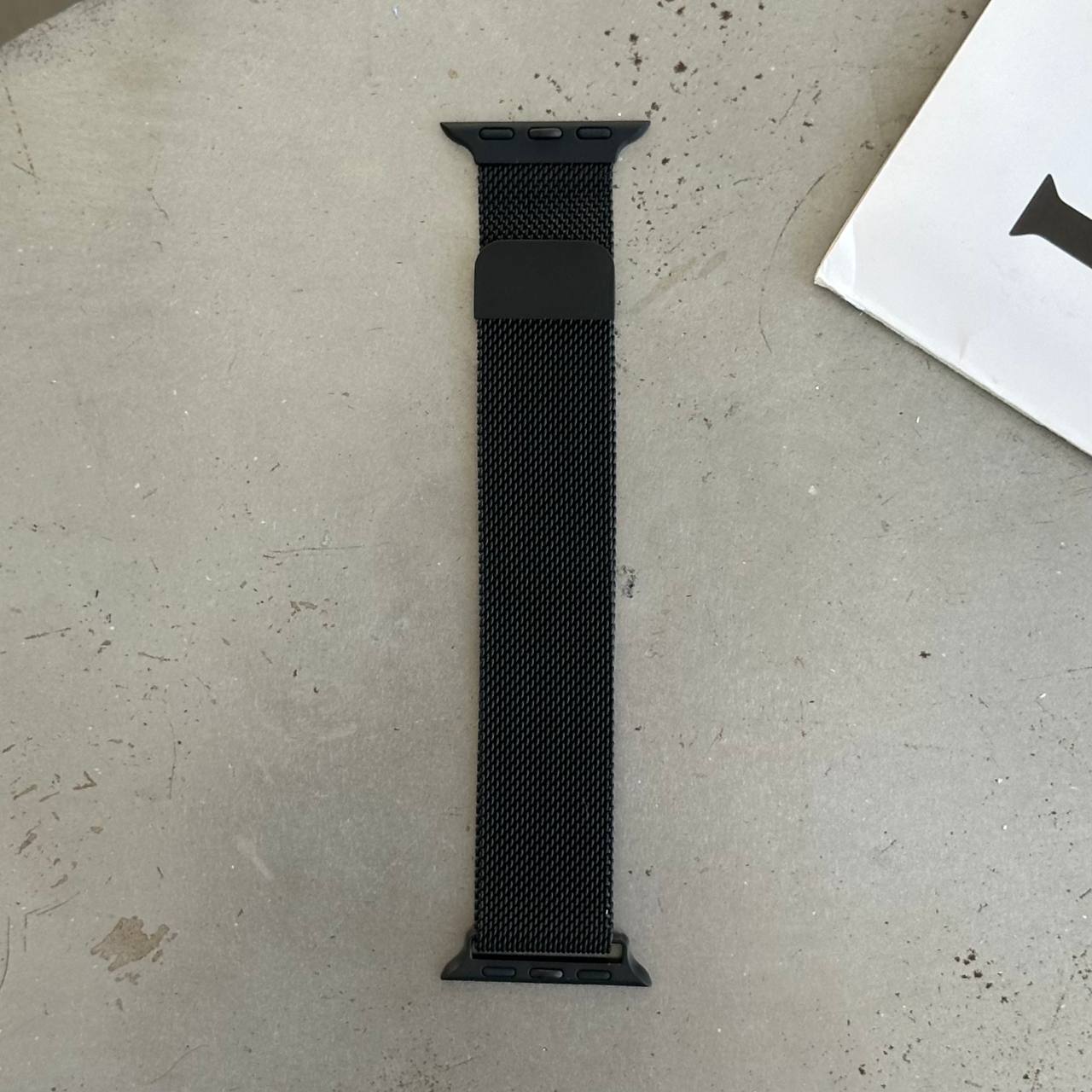 Ремінець Milanese Loop 42mm(окрім 10,11 серії) / 44mm / 45mm / 46mm / 49mm Black