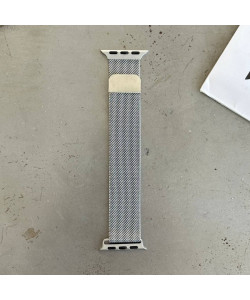 Ремінець Milanese Loop 42mm(окрім 10,11 серії)/44mm/45mm/46mm/49mm Silver