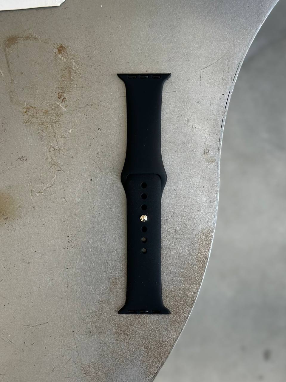 Ремінець Silicone Band 42mm(окрім 10,11 серії) / 44mm / 45mm / 46mm / 49mm S/M Black (01)