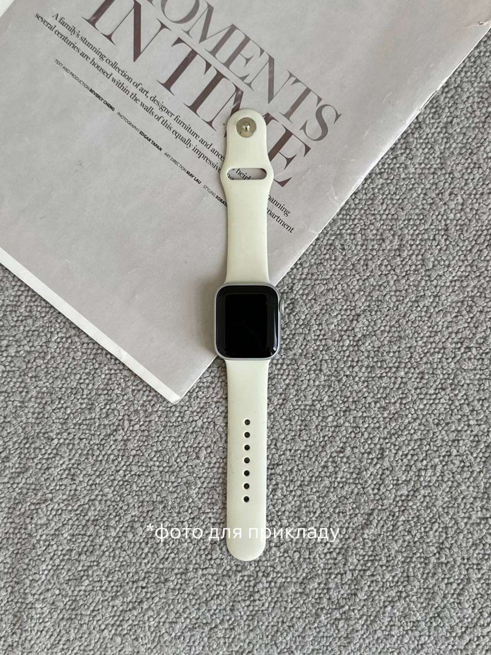 Ремешок Silicone Band 38mm / 40mm / 41mm / 42mm(10,11 серия) M/L Blueberry (20)