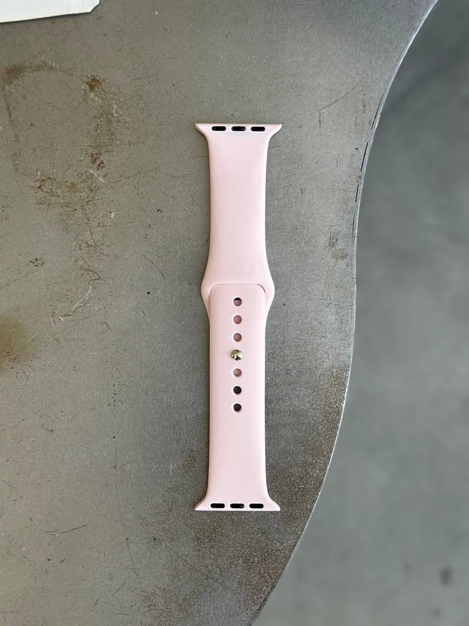 Ремешок Silicone Band 38mm/40mm/41mm/42mm(10,11 серия) M/L Chalk Pink (27)