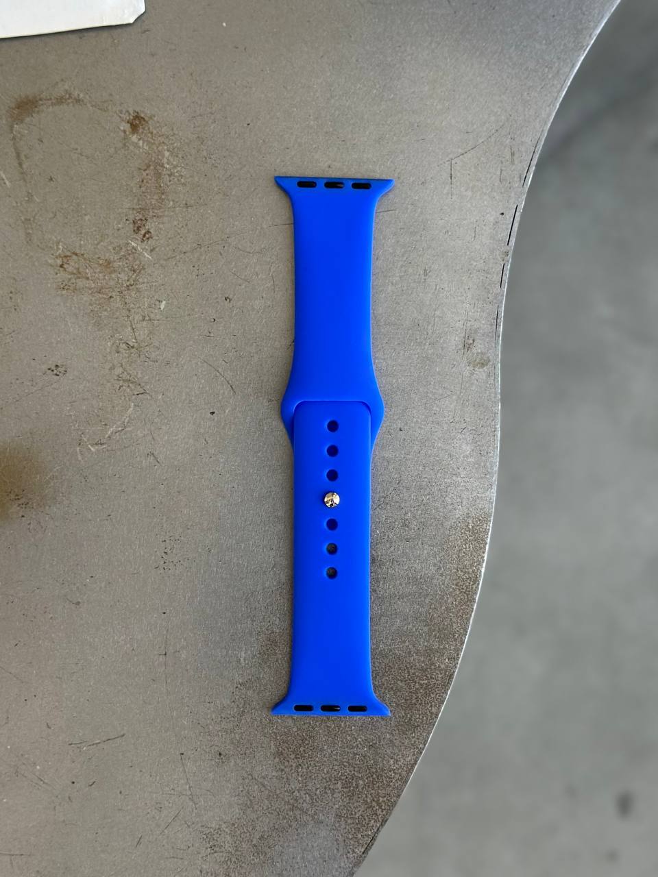 Ремінець Silicone Band 42mm(окрім 10,11 серії)/44mm/45mm/46mm/49mm S/M Electric Blue (29)