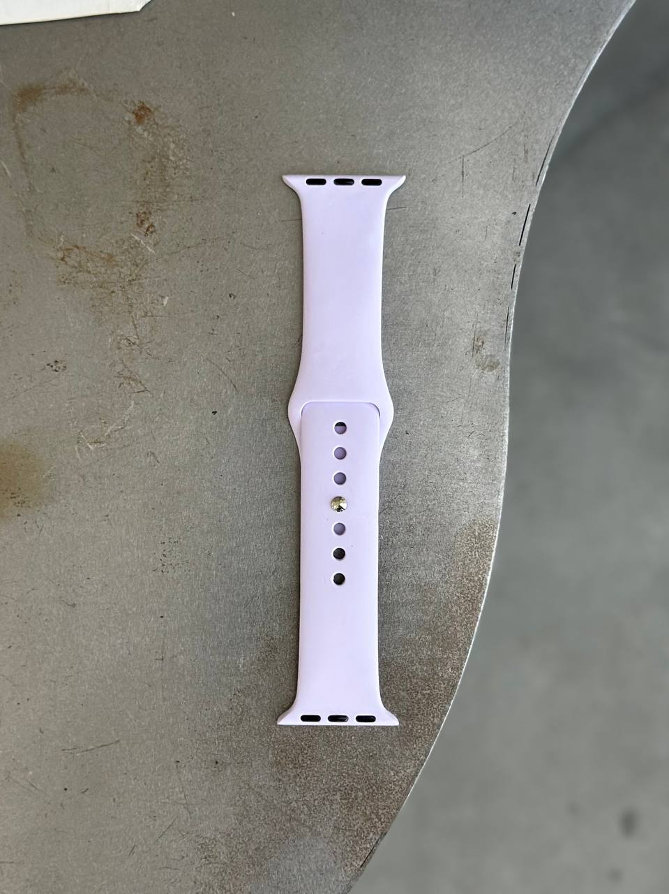 Ремешок Silicone Band 38mm/40mm/41mm/42mm(10,11 серия) M/L Lilac Purple (25)