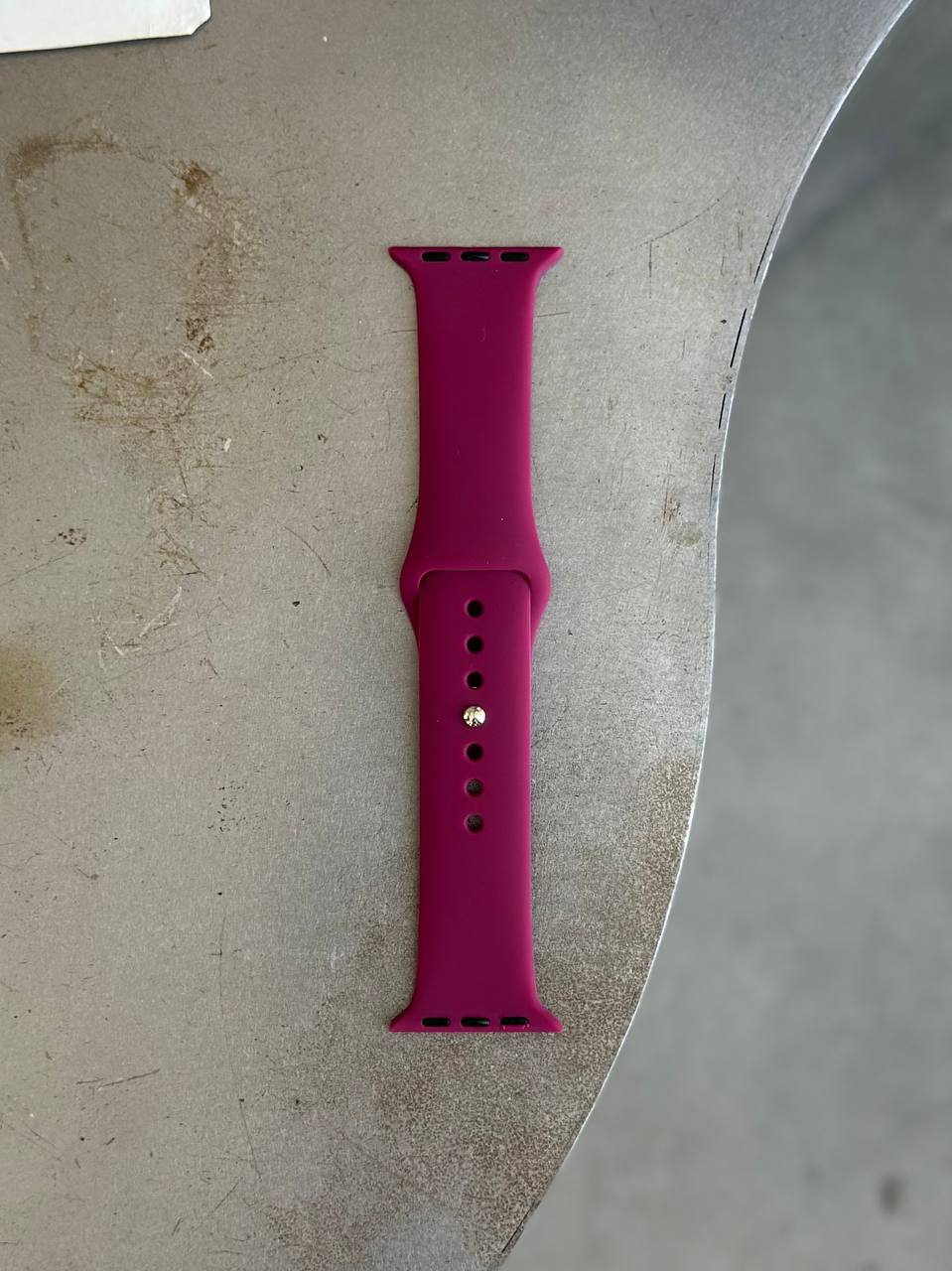 Ремешок Silicone Band 38mm/40mm/41mm/42mm(10,11 серия) M/L Marsala (18)