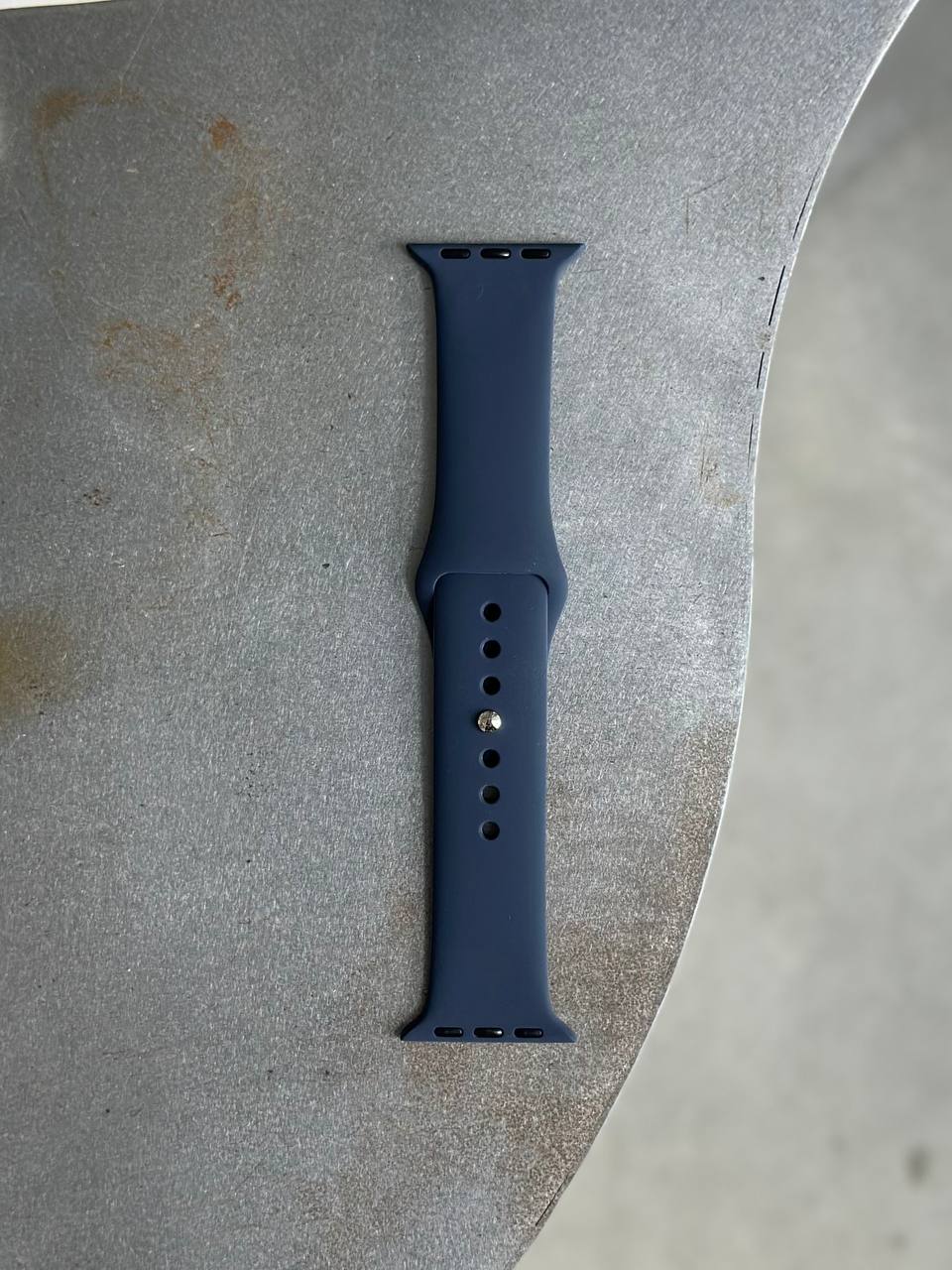 Ремешок Silicone Band 38mm/40mm/41mm/42mm(10,11 серия) M/L Midnight Blue (09)