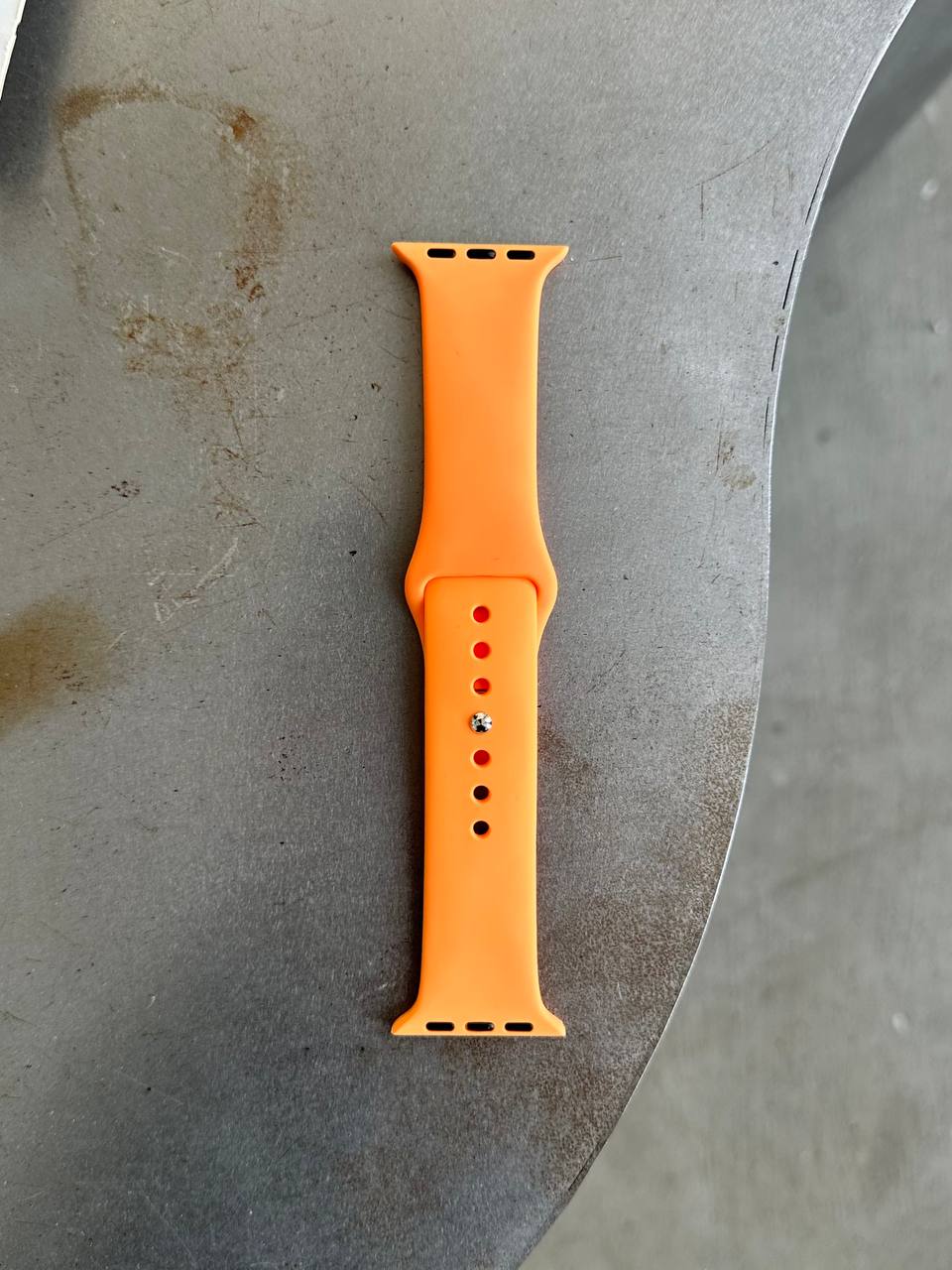 Ремешок Silicone Band 38mm/40mm/41mm/42mm(10,11 серия) M/L Papaya (40)