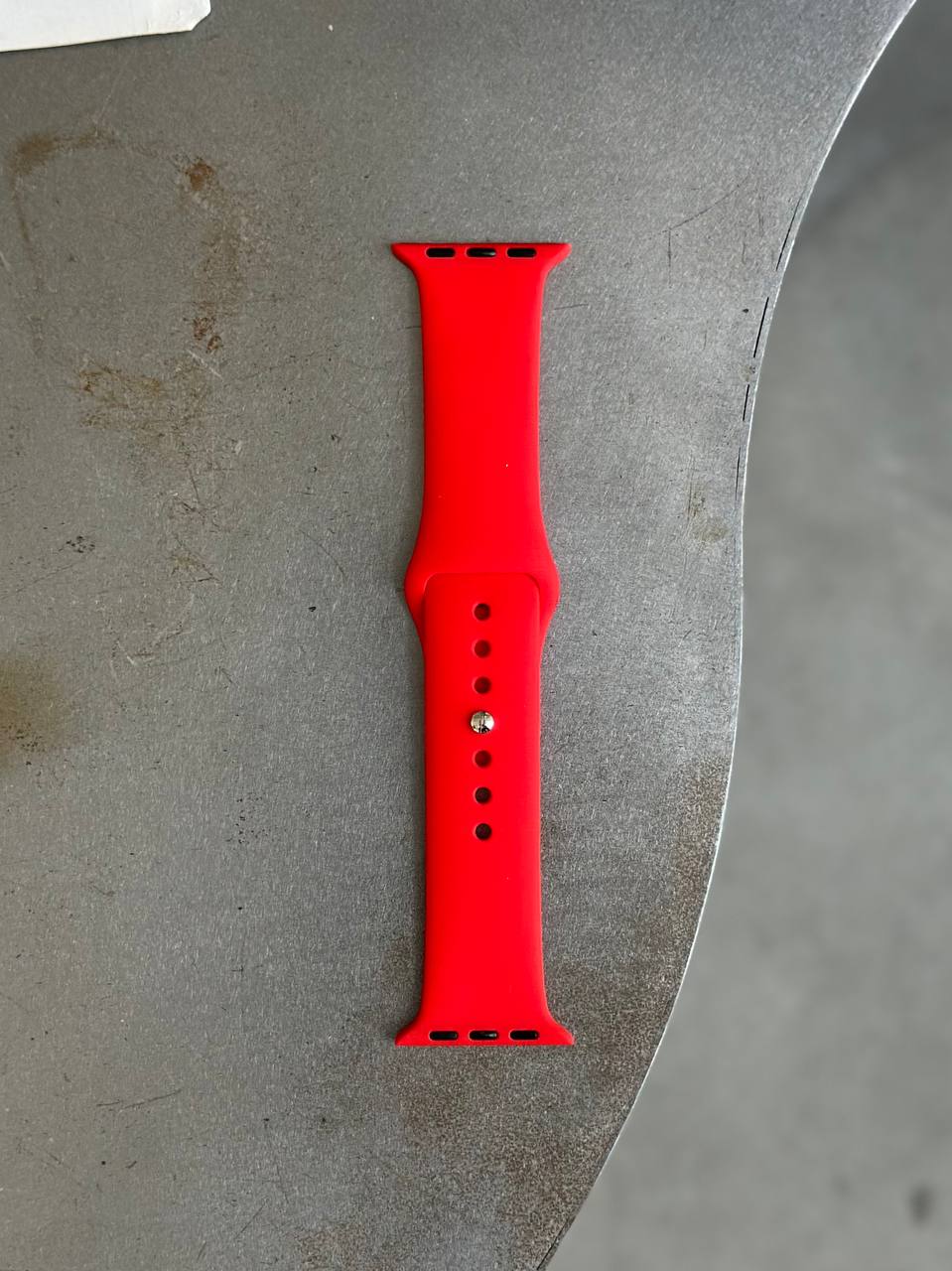 Ремешок Silicone Band 38mm/40mm/41mm/42mm(10,11 серия) M/L Red (04)
