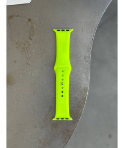 Ремінець Silicone Band 42mm(окрім 10,11 серії)/44mm/45mm/46mm/49mm S/M Shiny Green (34)