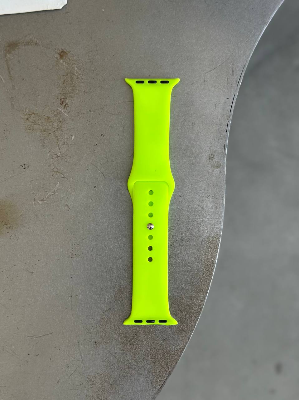 Ремешок Silicone Band 38mm/40mm/41mm/42mm(10,11 серия) M/L Shiny Green (34)