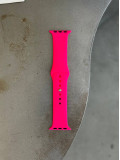 Ремінець Silicone Band 38mm/40mm/41mm/42mm(10,11 серія) M/L Shiny Pink (35)