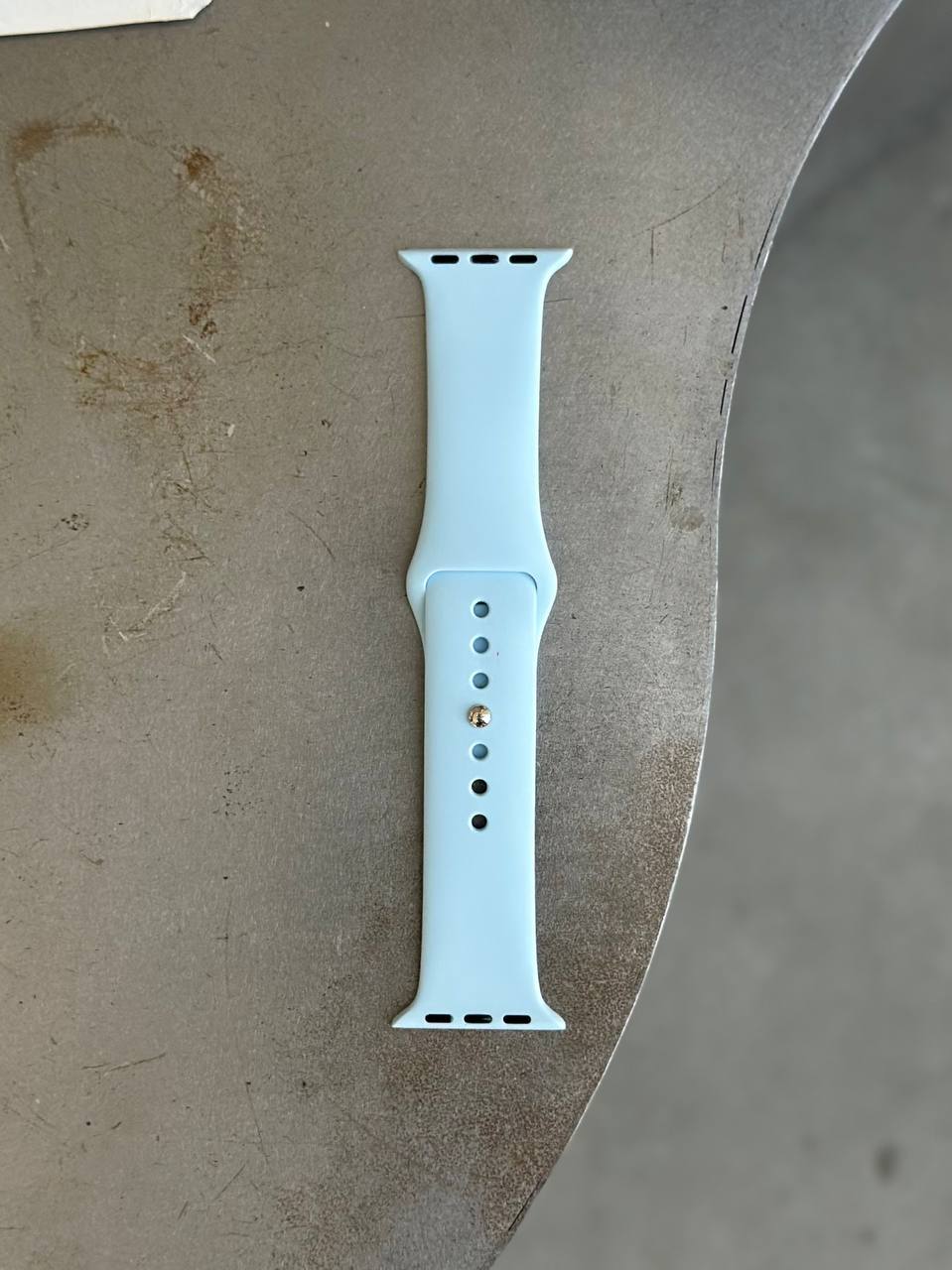 Ремешок Silicone Band 42mm(кроме 10,11 серии) / 44mm / 45mm / 46mm / 49mm S/M Sky Blue (33)