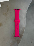 Ремінець Silicone Band 38mm/40mm/41mm/42mm(10,11 серія) M/L Wine Red (02)