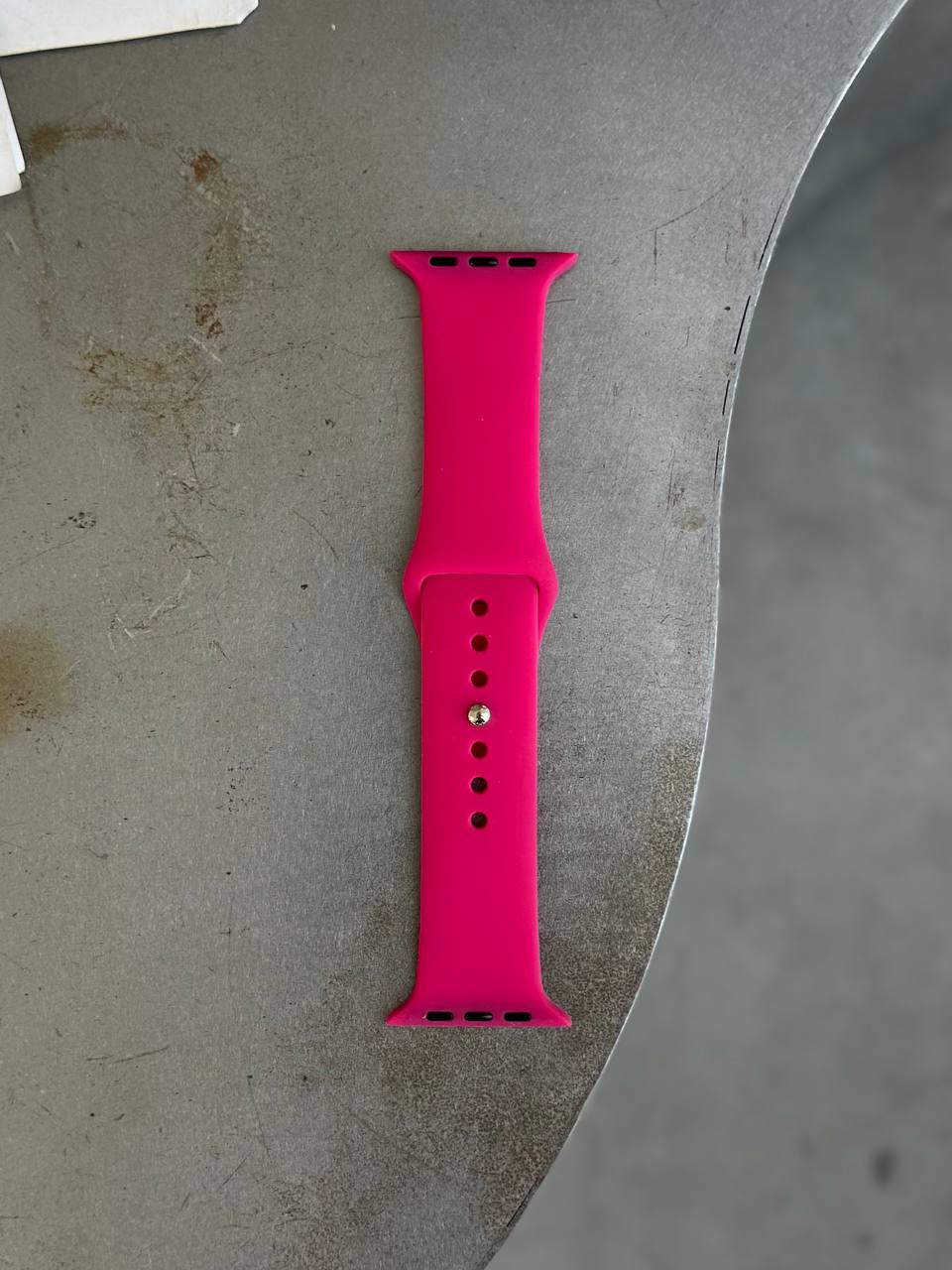 Ремешок Silicone Band 38mm/40mm/41mm/42mm(10,11 серия) M/L Wine Red (02)