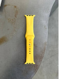 Ремінець Silicone Band 38mm/40mm/41mm/42mm(10,11 серія) M/L Yellow (38)